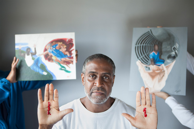 Photograph from the Humanize the Numbers project, photographed in Michigan prisons