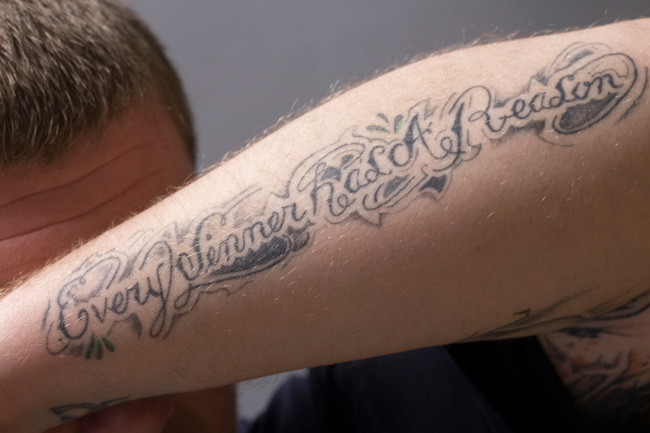 Photograph from the Humanize the Numbers project, photographed in Michigan prisons