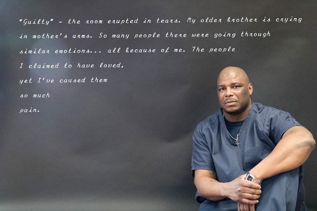 Photograph from the Humanize the Numbers project, photographed in Michigan prisons
