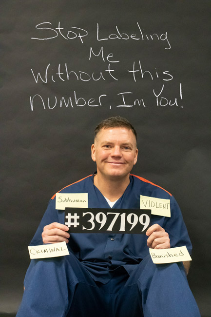 Photograph from the Humanize the Numbers project, photographed in Michigan prisons