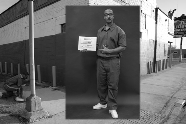 Photograph from the Humanize the Numbers project, photographed in Michigan prisons